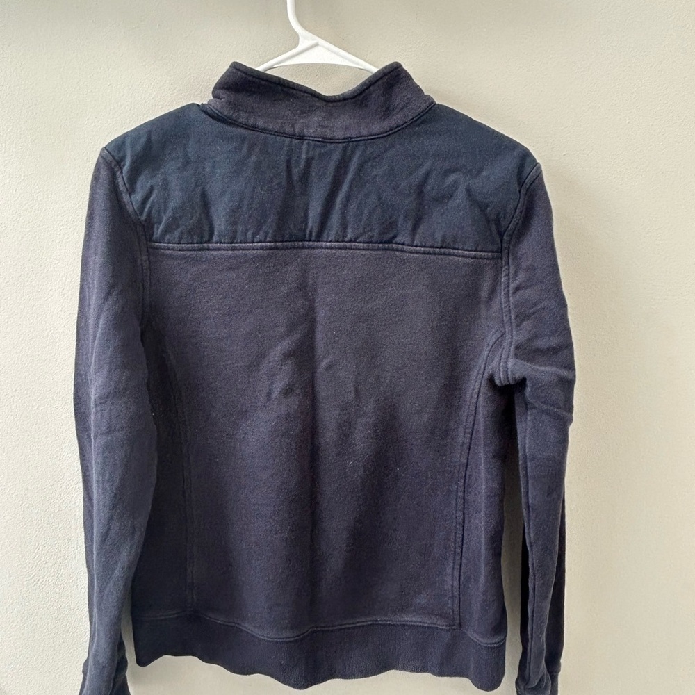 Vineyard Vines navy Quarter-Zip Pullover woman's medium shep shirt - Picture 5 of 5